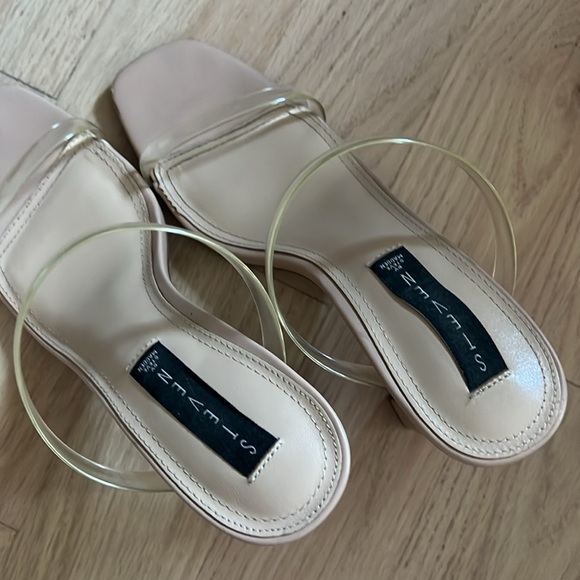 STEVEN by Steve Madden. Size 9. Clear hells. 3.5in heel. - Picture 6 of 6
